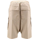 Cargo corti in beige Rick owens - uomo 