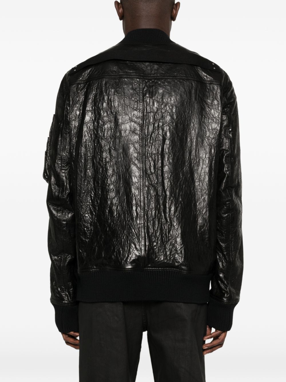 Bomber Classic Flight in nero Rick Owens - uomo 