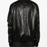 Bomber Classic Flight in nero Rick Owens - uomo 