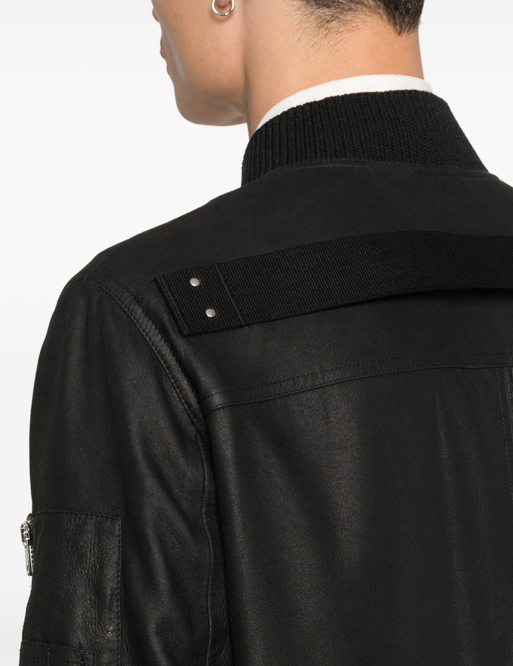Bomber Classic Flight in nero Rick Owens - uomo 