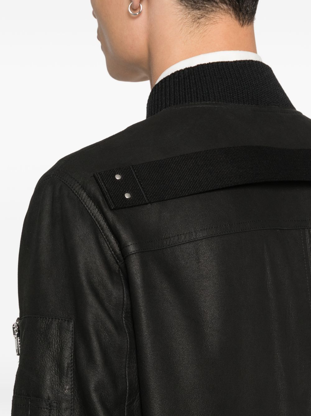 Bomber Classic Flight in nero Rick Owens - uomo 