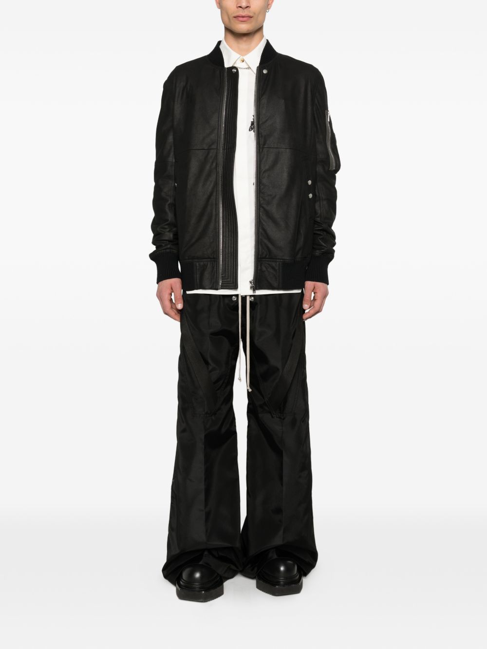 Bomber Classic Flight in nero Rick Owens - uomo 