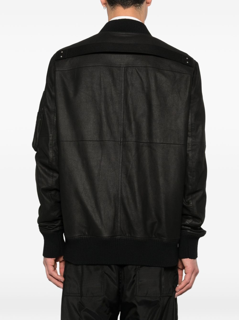 Bomber Classic Flight in nero Rick Owens - uomo 