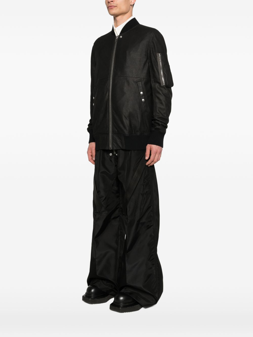 Bomber Classic Flight in nero Rick Owens - uomo 