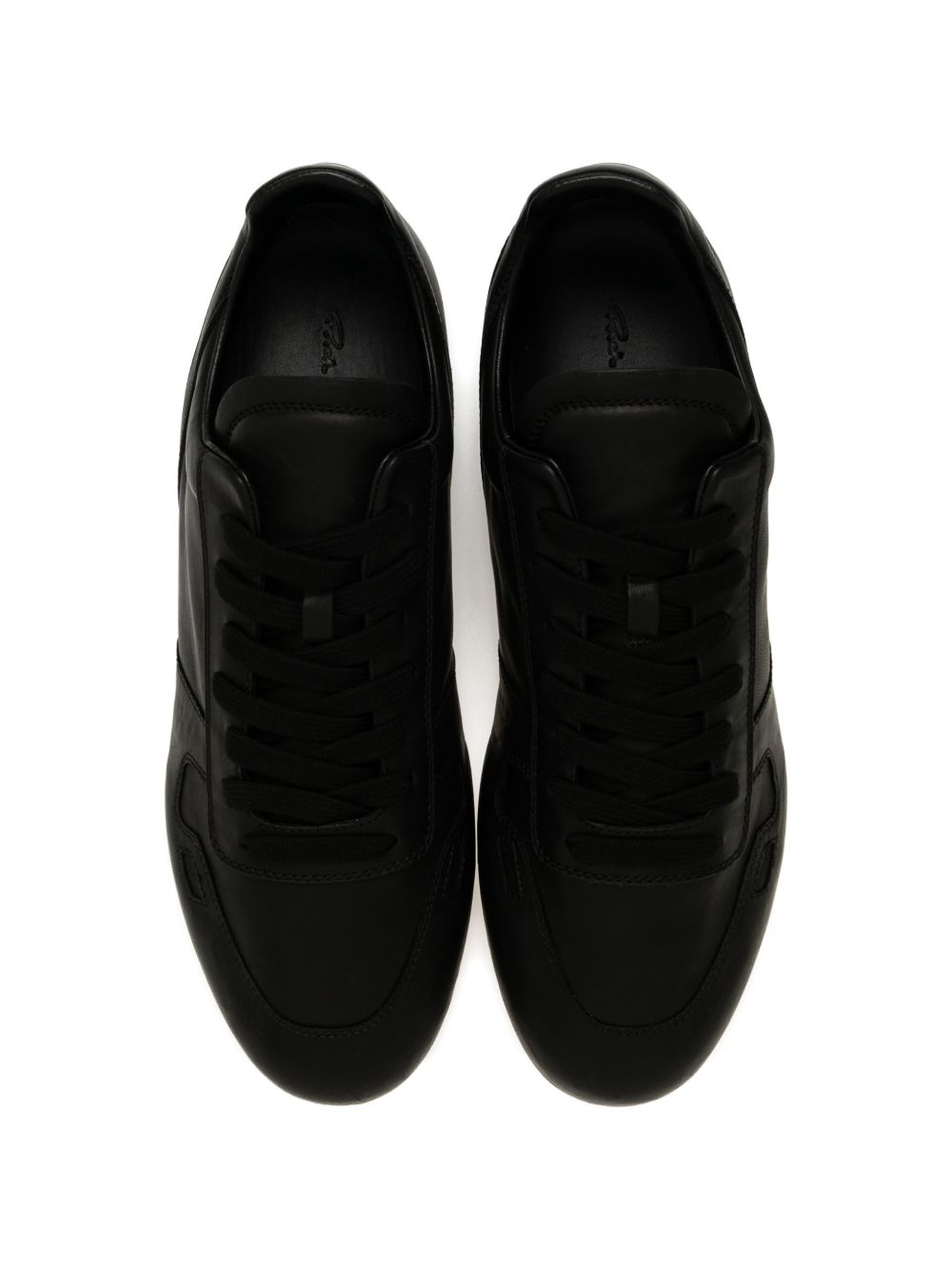 Sneakers con lacci in nero Rick owens - uomo 