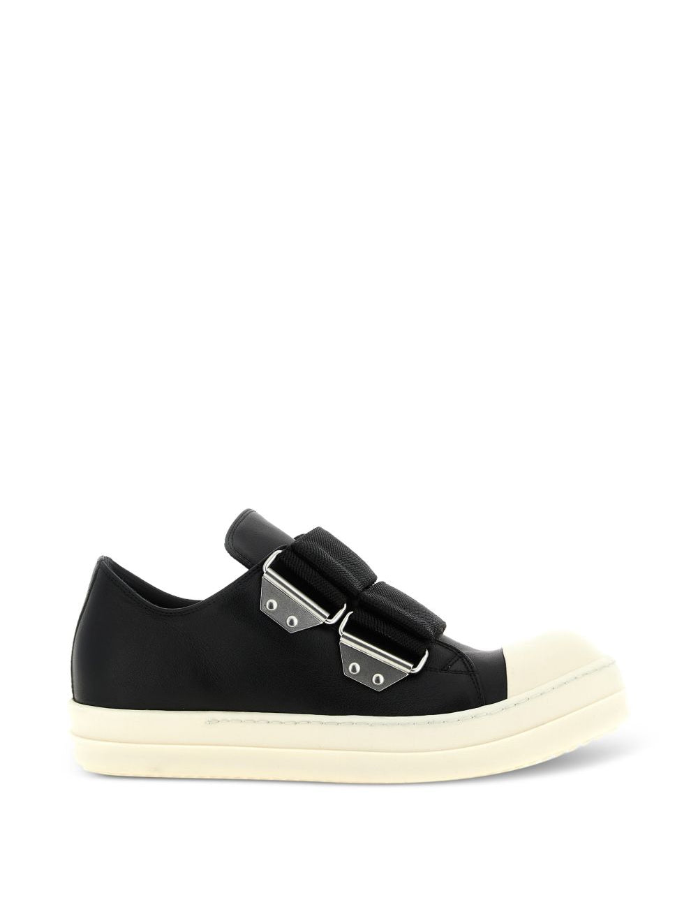 Sneakers in pelle in nero Rick owens - uomo 