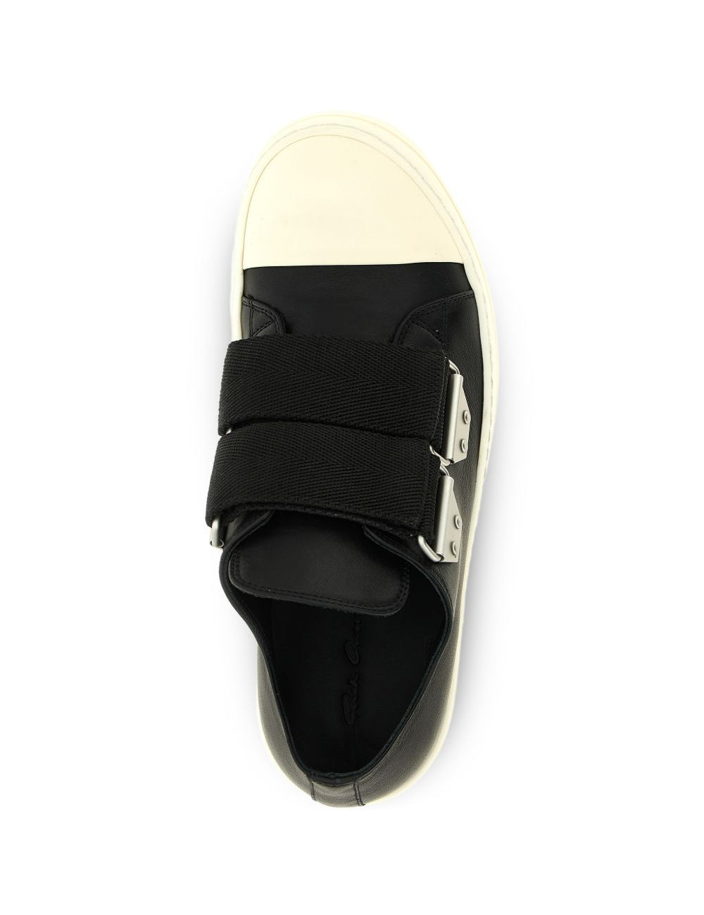 Sneakers in pelle in nero Rick owens - uomo 
