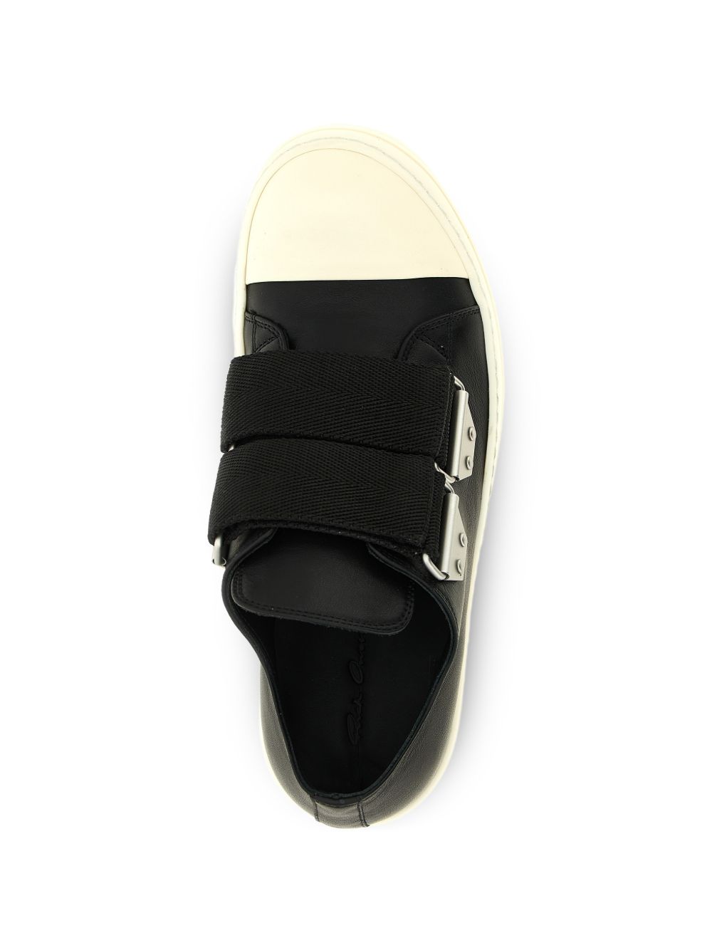 Sneakers in pelle in nero Rick owens - uomo 
