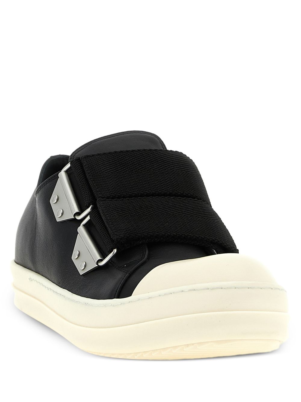 Sneakers in pelle in nero Rick owens - uomo 