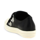 Sneakers in pelle in nero Rick owens - uomo 