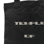 Borsa tote con grafica in nero RICK OWENS DRKSHDW - unisex 