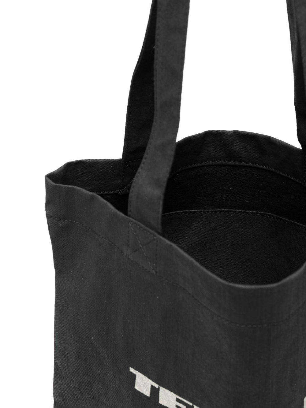 Borsa tote con grafica in nero RICK OWENS DRKSHDW - unisex 