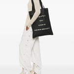 Borsa tote con grafica in nero RICK OWENS DRKSHDW - unisex 