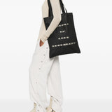 Borsa tote con grafica in nero RICK OWENS DRKSHDW - unisex 