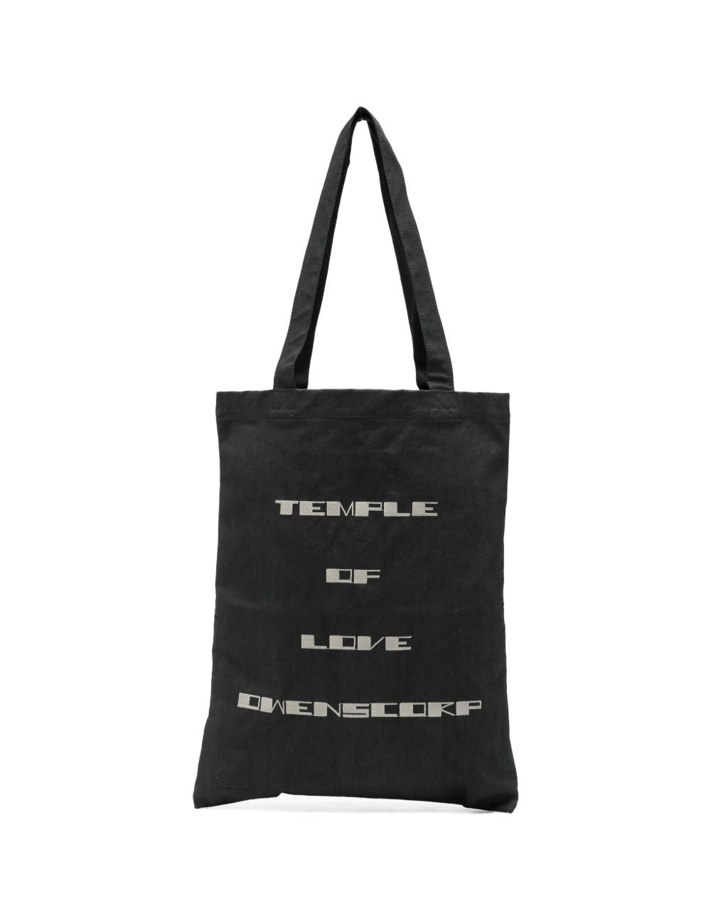 Borsa tote con grafica in nero RICK OWENS DRKSHDW - unisex 