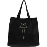 Borsa tote con stampa in nero Rick Owens DRKSHDW - unisex 