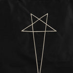 Borsa tote con stampa in nero Rick Owens DRKSHDW - unisex 