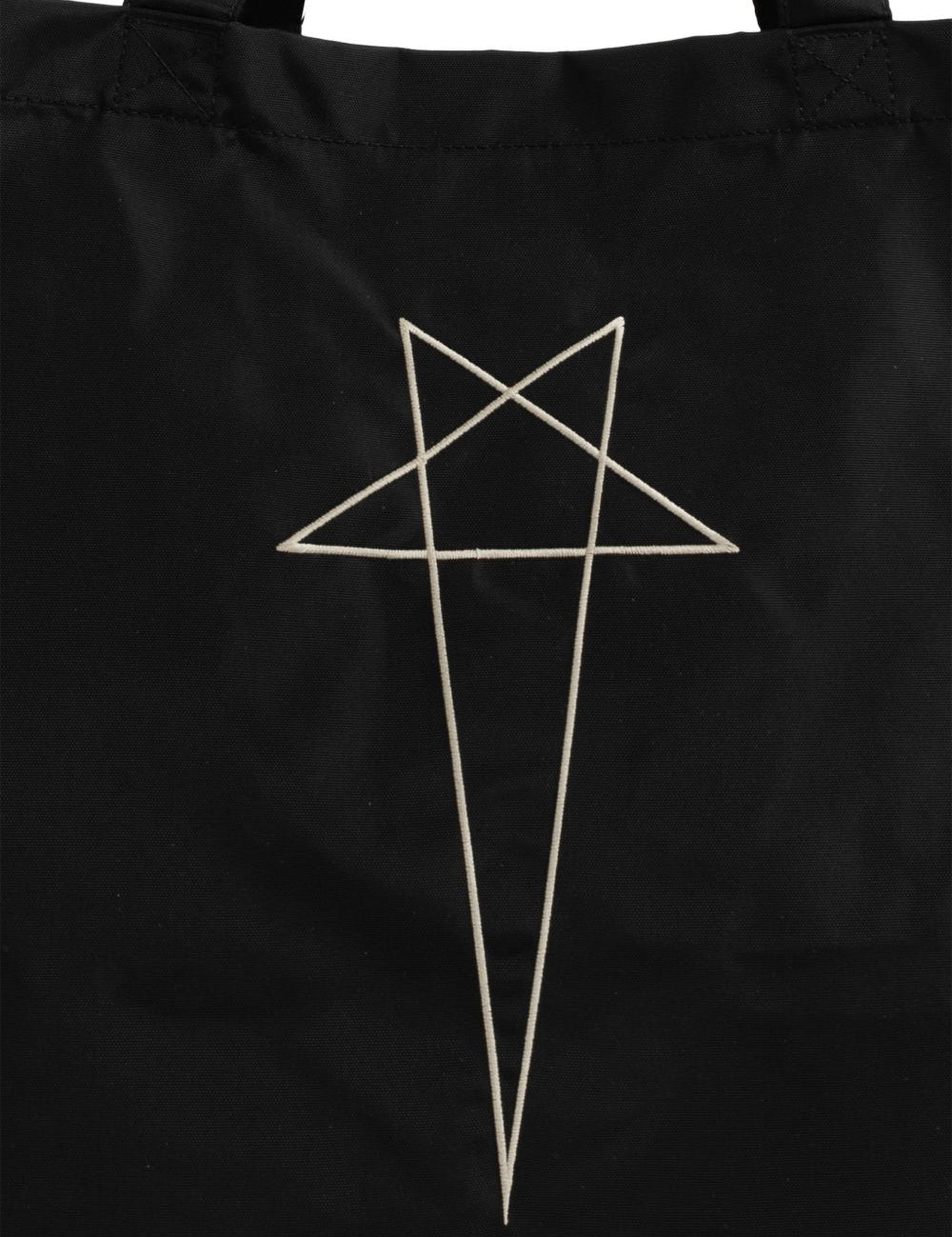 Borsa tote con stampa in nero Rick Owens DRKSHDW - unisex 
