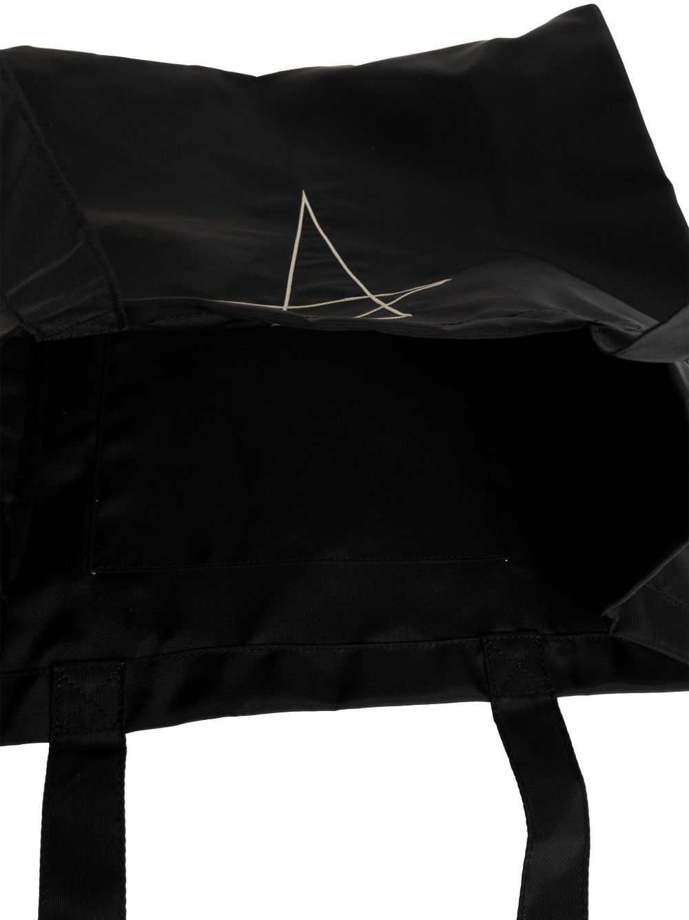Borsa tote con stampa in nero Rick Owens DRKSHDW - unisex 