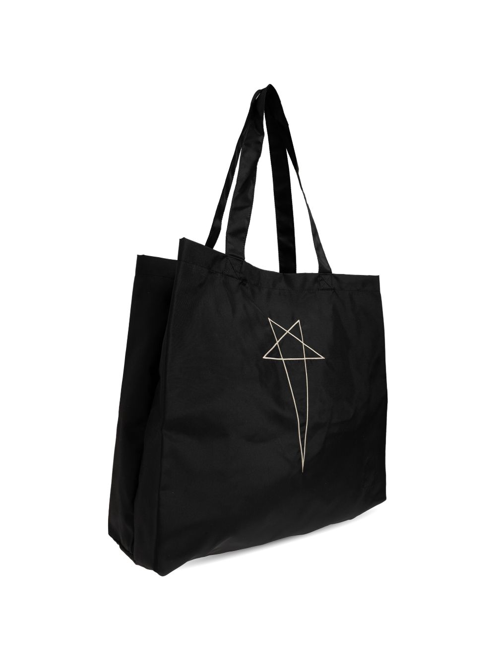 Borsa tote con stampa in nero Rick Owens DRKSHDW - unisex 