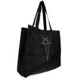 Borsa tote con stampa in nero Rick Owens DRKSHDW - unisex 
