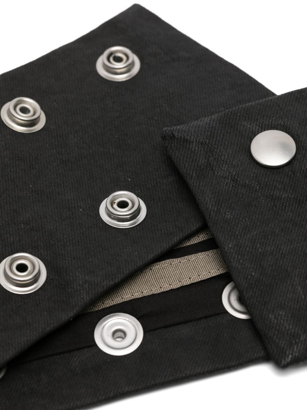 Choker con chiusura a pressione in nero Rick owens drkshdw - unisex 