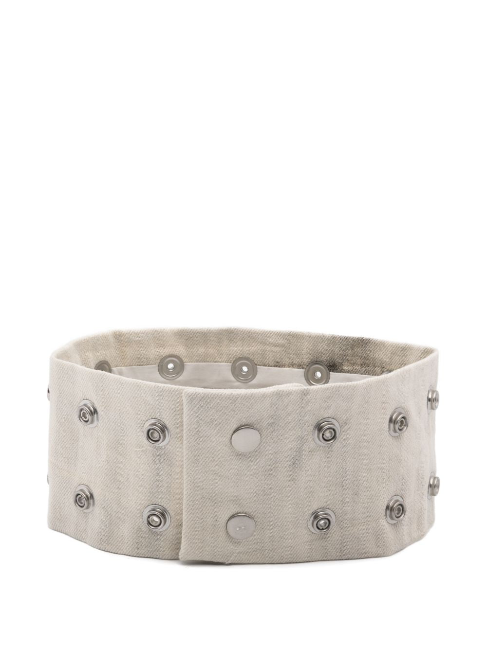 Choker in denim in bianco Rick owens drkshdw - unisex 