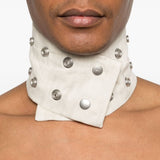 Choker in denim in bianco Rick owens drkshdw - unisex 