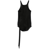 Canotta con scollo olimpionico in nero Rick owens drkshdw - donna 