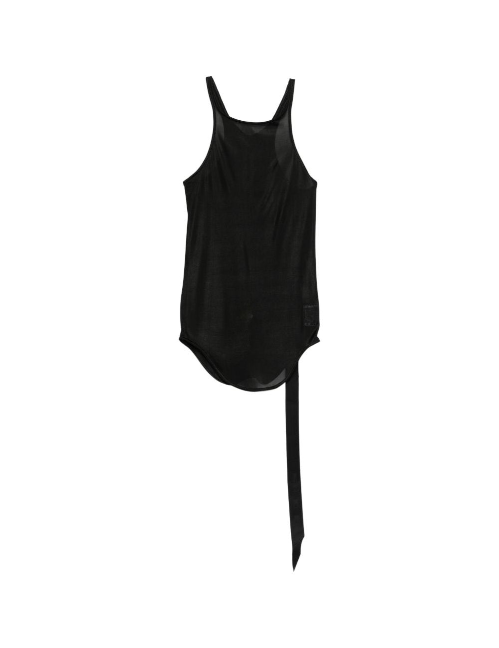 Canotta con scollo olimpionico in nero Rick owens drkshdw - donna 