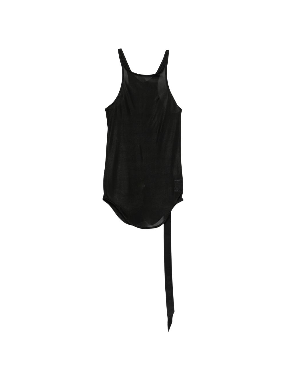 Canotta con scollo olimpionico in nero Rick owens drkshdw - donna 