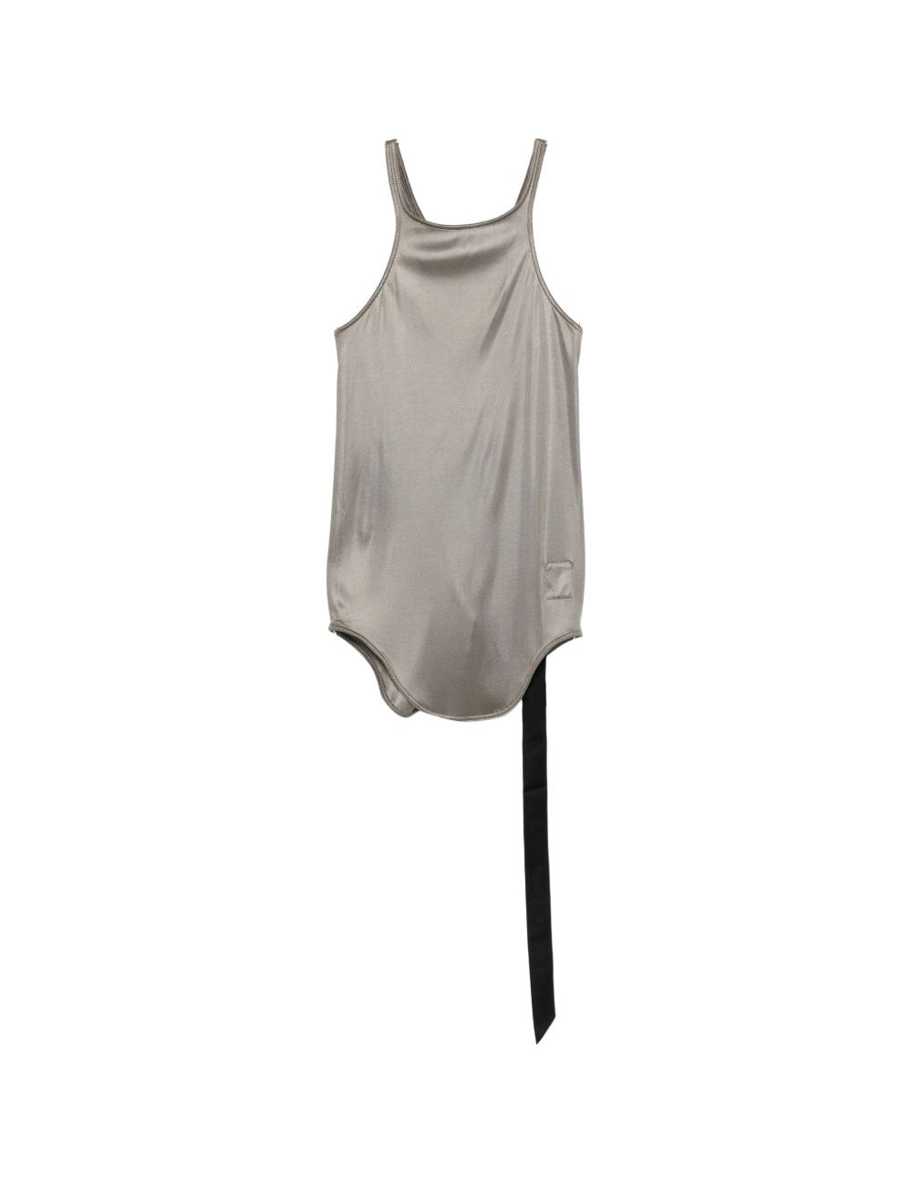 Canotta con scollo olimpionico in grigio Rick owens drkshdw - donna 