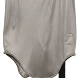 Canotta con scollo olimpionico in grigio Rick owens drkshdw - donna 