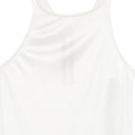 Canotta con scollo olimpionico in bianco Rick owens drkshdw - donna 