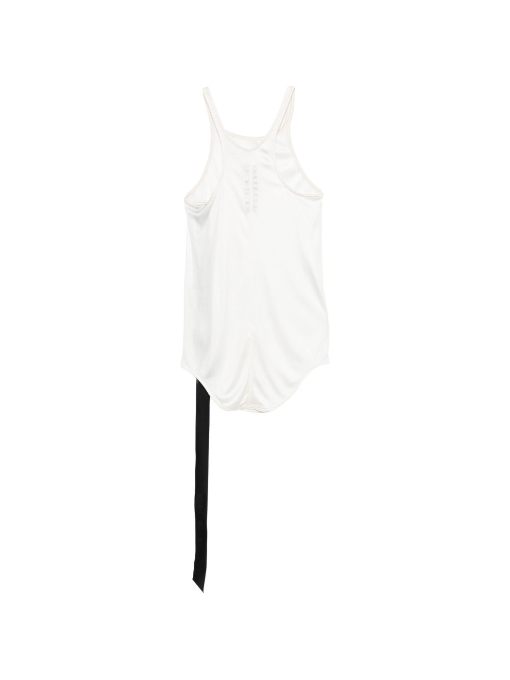 Canotta con scollo olimpionico in bianco Rick owens drkshdw - donna 