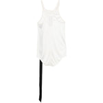 Canotta con scollo olimpionico in bianco Rick owens drkshdw - donna 