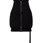 Gilet Cyclops Gimp con cappuccio in nero Rick owens drkshdw - donna 