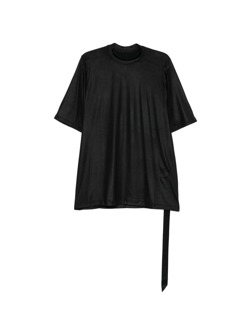 T-shirt a manica corta con nastro in nero Rick owens drkshdw - donna 
