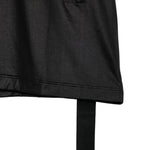 T-shirt a manica corta con nastro in nero Rick owens drkshdw - donna 