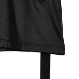T-shirt a manica corta con nastro in nero Rick owens drkshdw - donna 