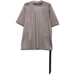 T-shirt a manica corta con nastro in grigio Rick owens drkshdw - donna 