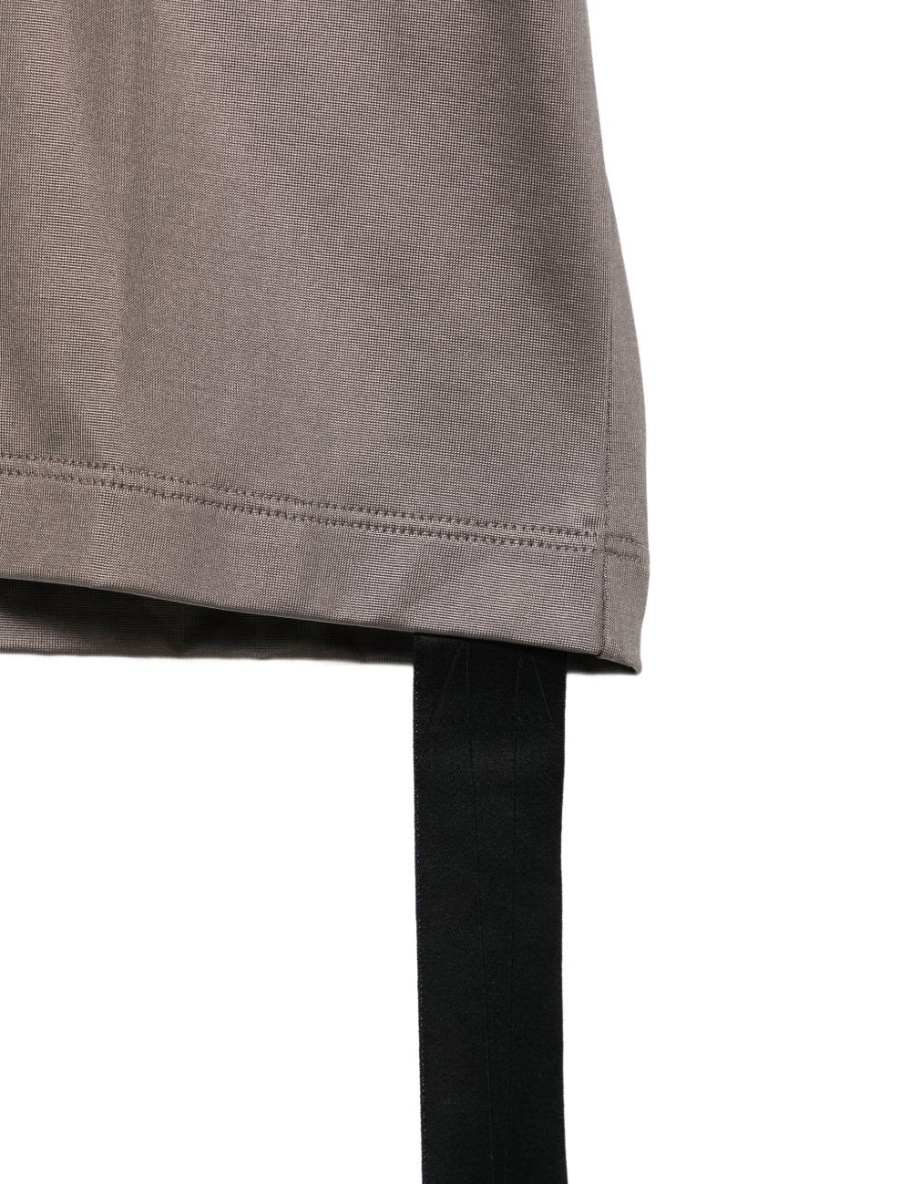 T-shirt a manica corta con nastro in grigio Rick owens drkshdw - donna 