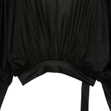 Top a maniche lunghe con cappuccio in nero Rick owens drkshdw - donna 