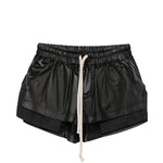 Pantaloncini con coulisse fog in nero Rick owens drkshdw - donna 