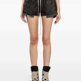 Shorts con coulisse fog in nero Rick owens drkshdw - donna 