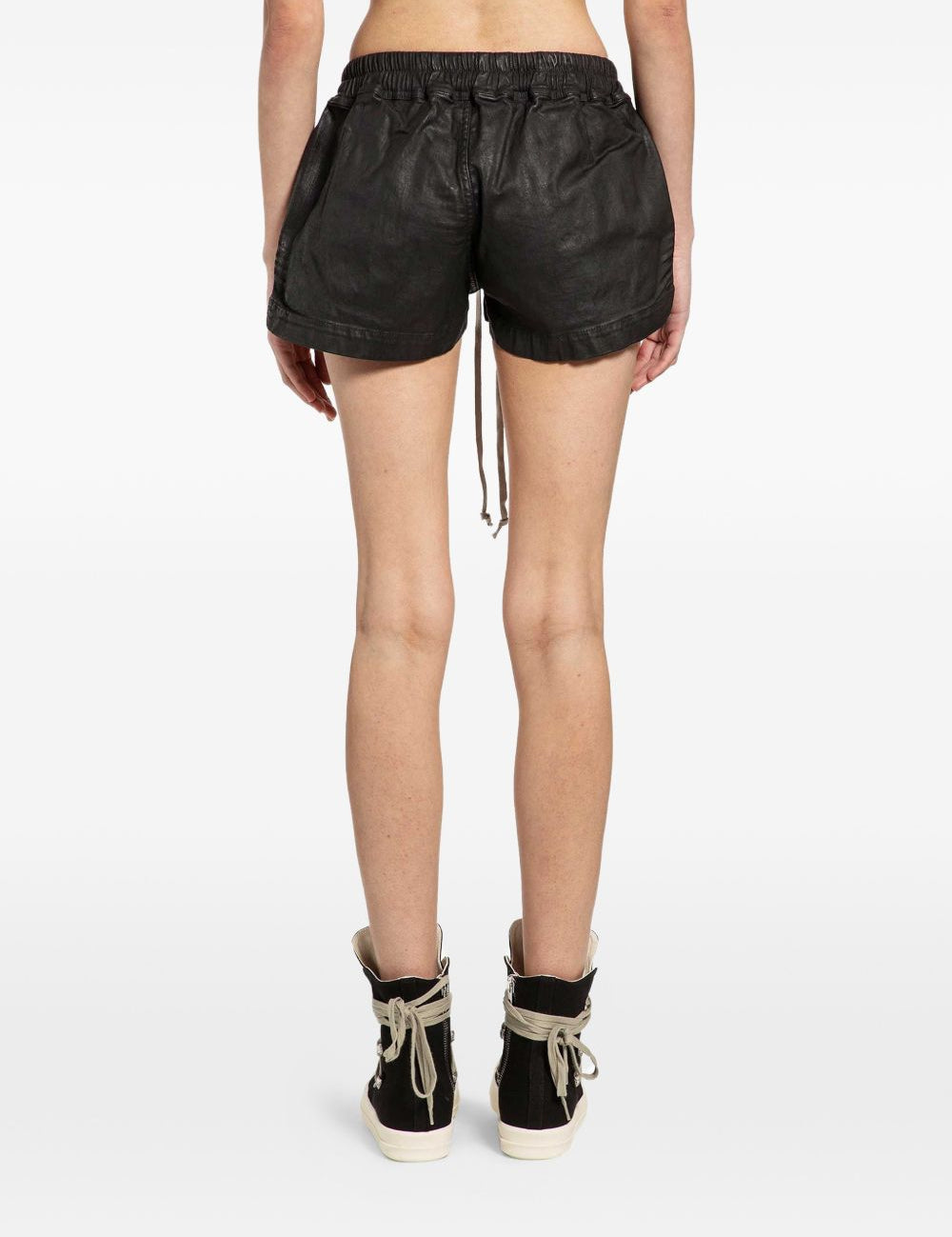 Shorts con coulisse fog in nero Rick owens drkshdw - donna 