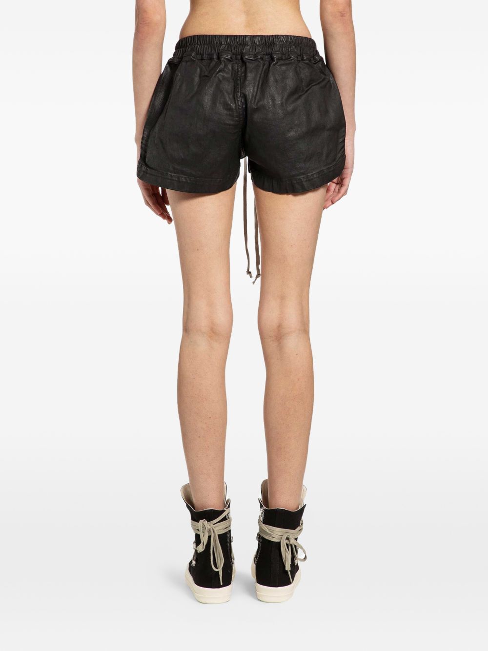 Shorts con coulisse fog in nero Rick owens drkshdw - donna 