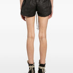 Shorts con coulisse fog in nero Rick owens drkshdw - donna 