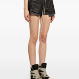 Shorts con coulisse fog in nero Rick owens drkshdw - donna 
