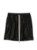 Shorts con coulisse in vita in nero Rick owens drkshdw - donna